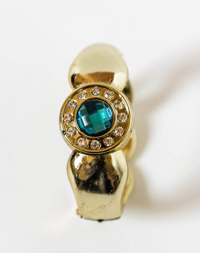 צמיד יהלום - זהב+טורקיז