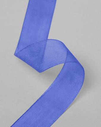 אורגנזה חלק - כחול הפועל