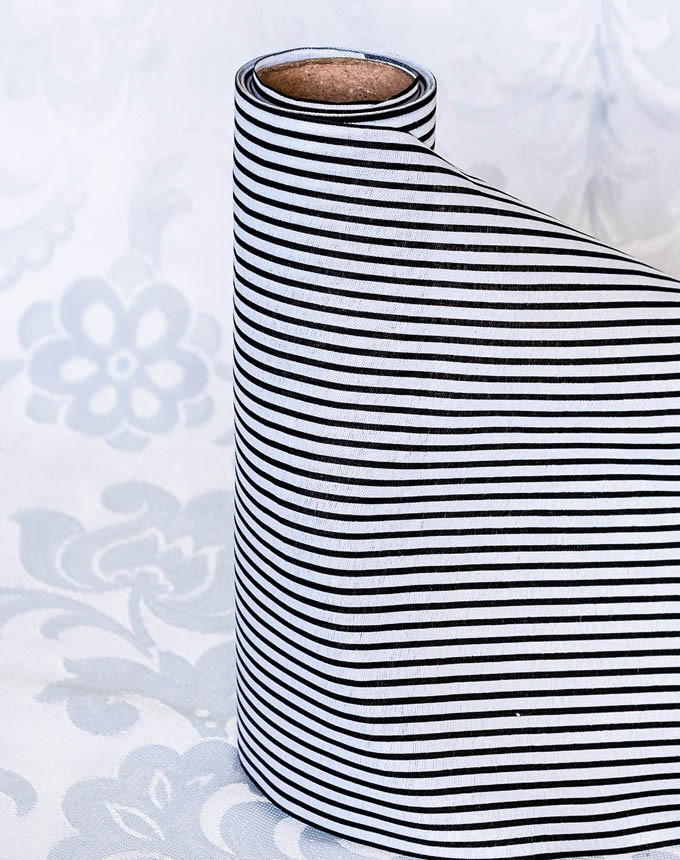 רנר פסים עבים - שחור