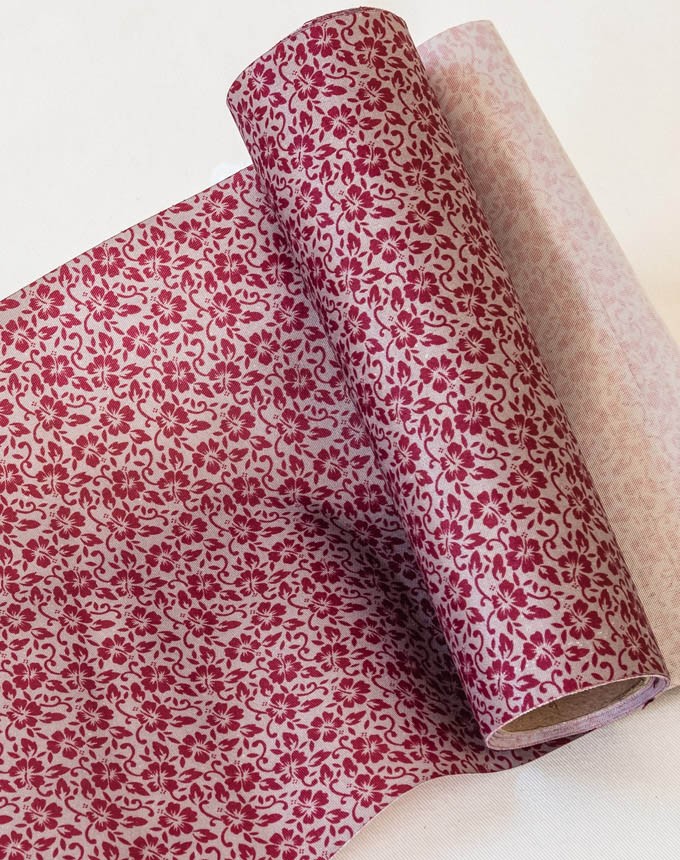 רנר פרח צבע על צבע - בורדו