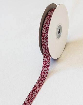 סרט פרח צבע על צבע - בורדו