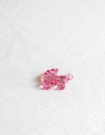 סט ורוד - עגלת תינוק 12 יח