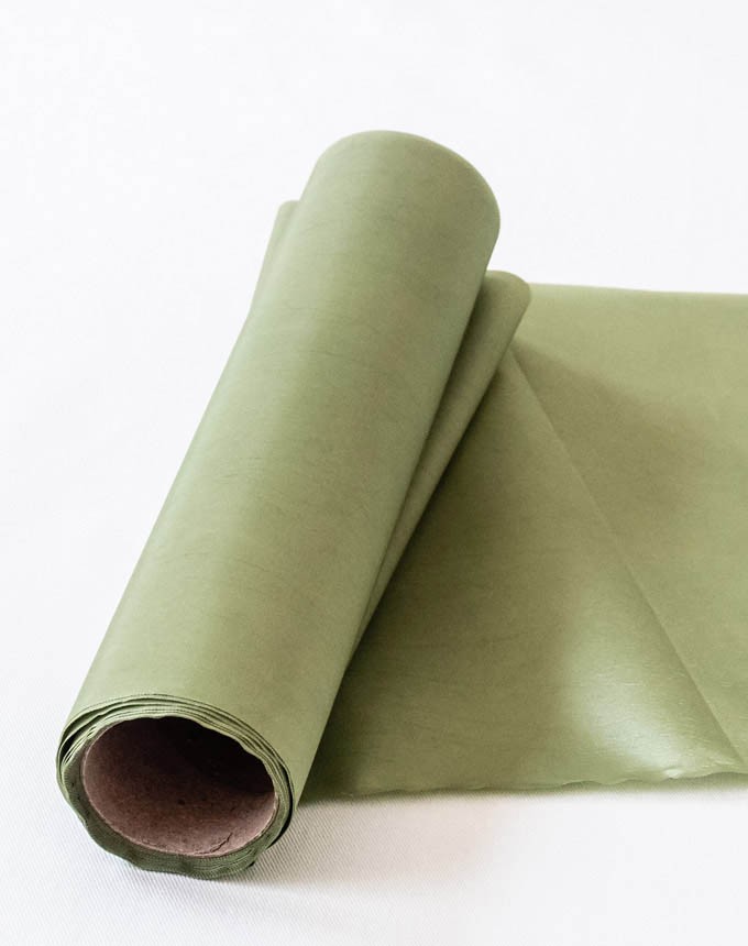 רנר משי פראי - ירוק מעושן