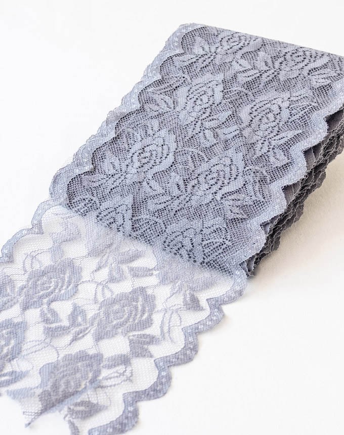 רנר תחרה 15 ס"מ - אפור