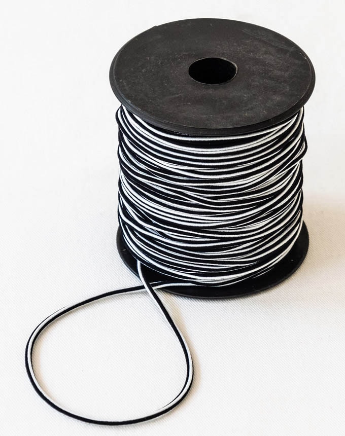 גומי 2 צבעים - לבן שחור