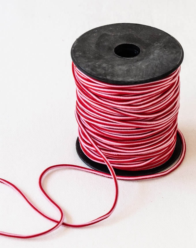 גומי 2 צבעים - אדום ורוד