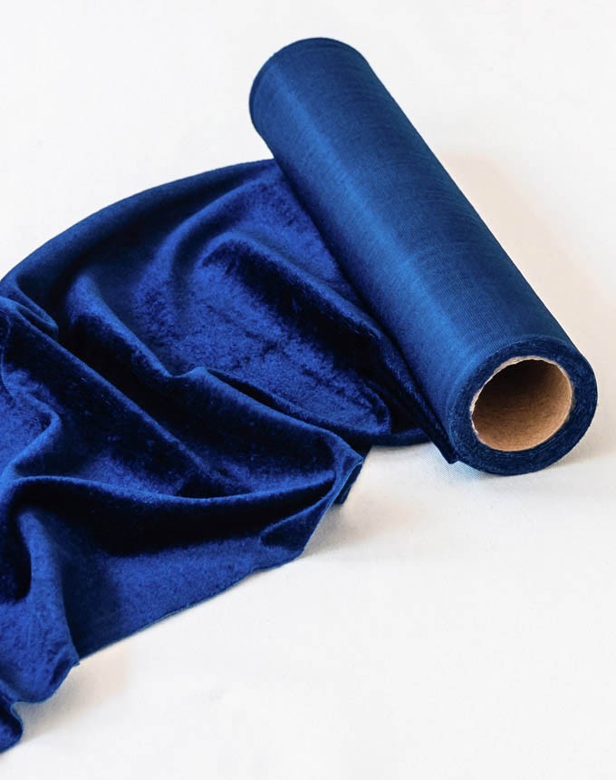 רנר קטיפה - כחול