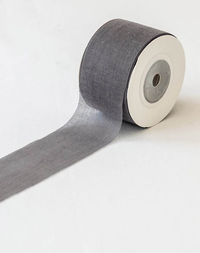 סרט כותנה שויצרית - אפור