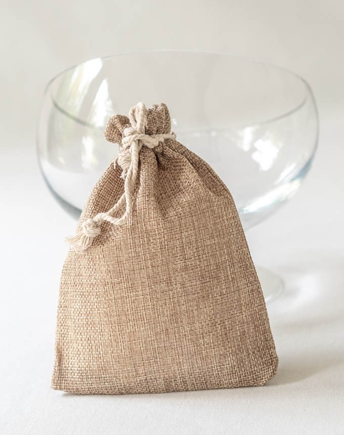 שקיות יוטה סינטטי - טיבעי גדול