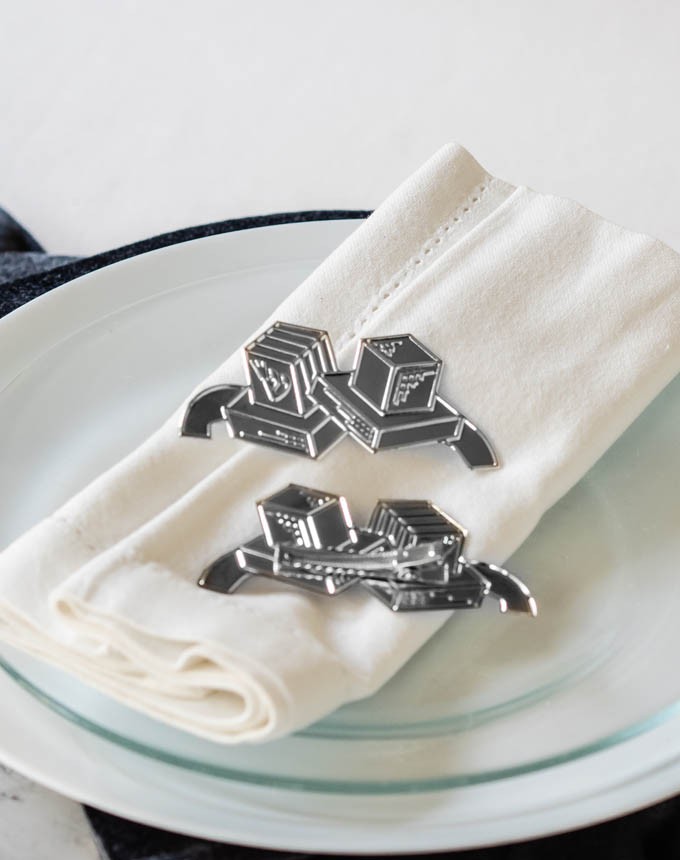 חבק קליפס תפילין - כסף