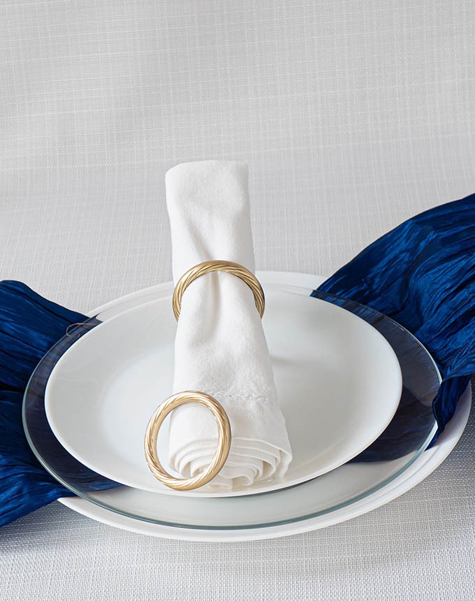 טבעת רקועה מטלי - זהב מט