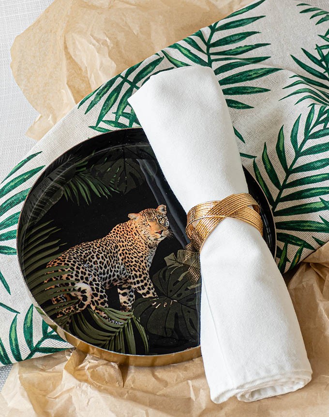 חבק קפיץ כפול - זהב מבריק