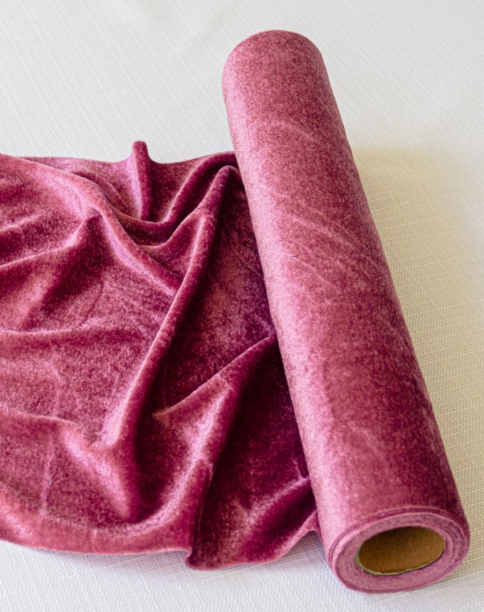 רנר קטיפה - ורוד עתיק