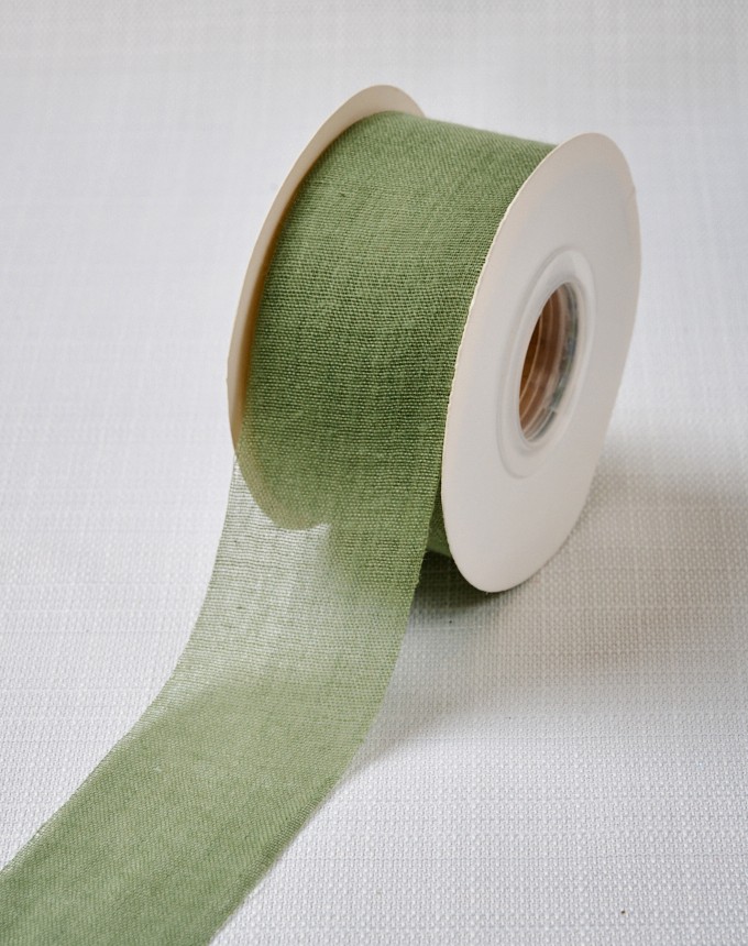 סרט כותנה שויצרית - ירוק זית