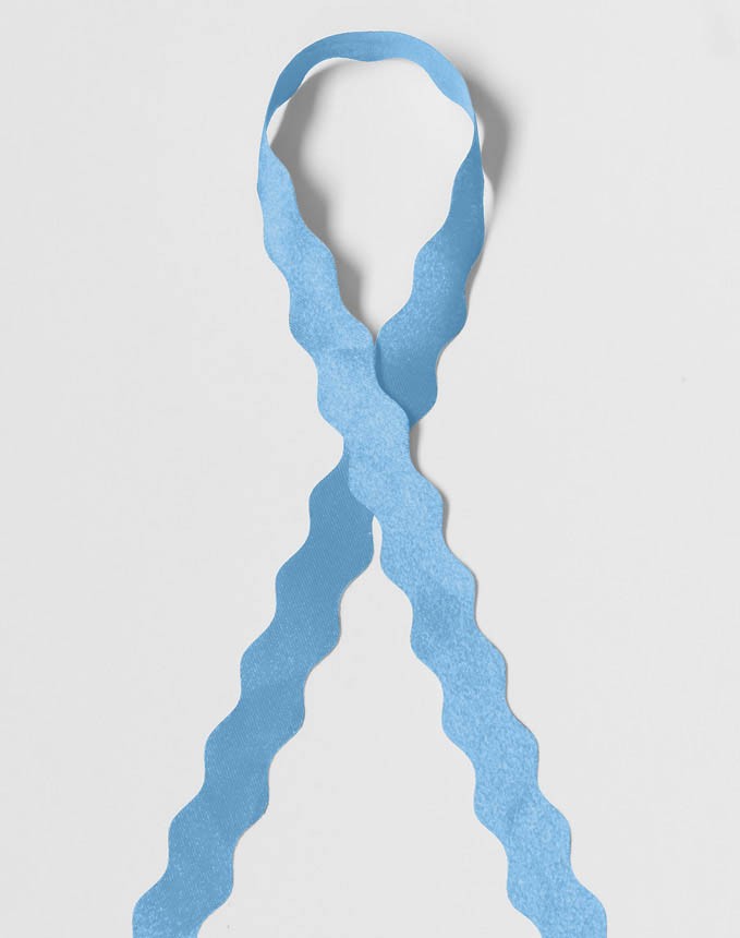 סטן זיג זג - תכלת כהה