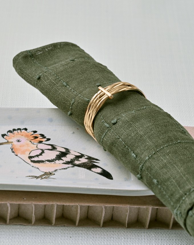 חבק 4 טבעות מחוברות - זהב