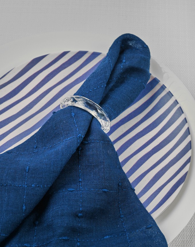 חבק טבעת אקרילית - שקוף