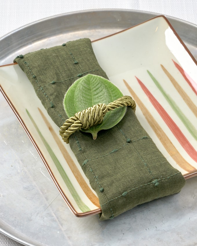 חבק קשר חובל - ירוק זית