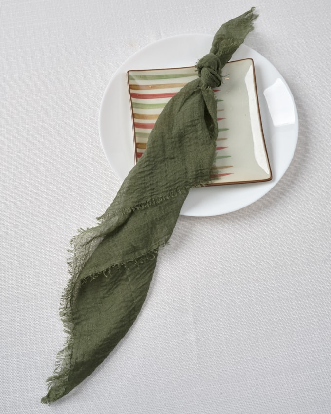 מפיות פרנז - ירוק זית