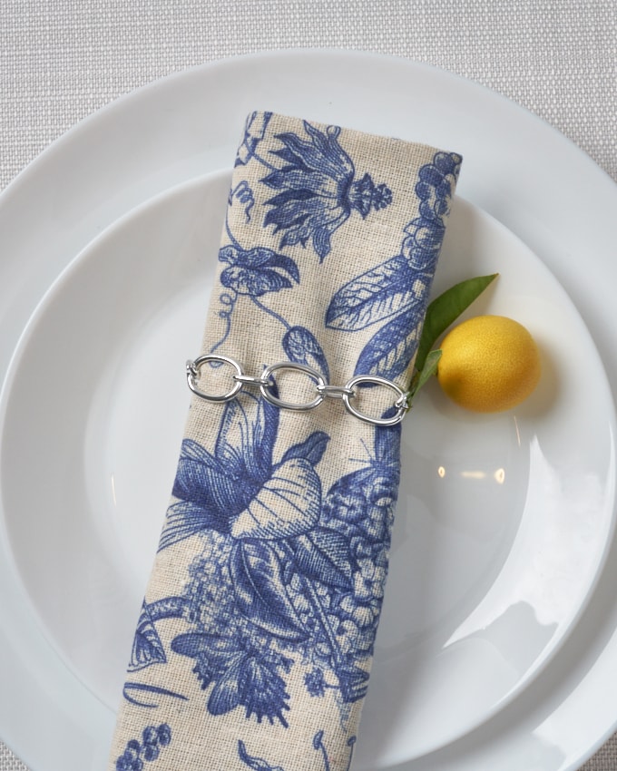 חבק טבעת אלומיניום אליפסה - כסף