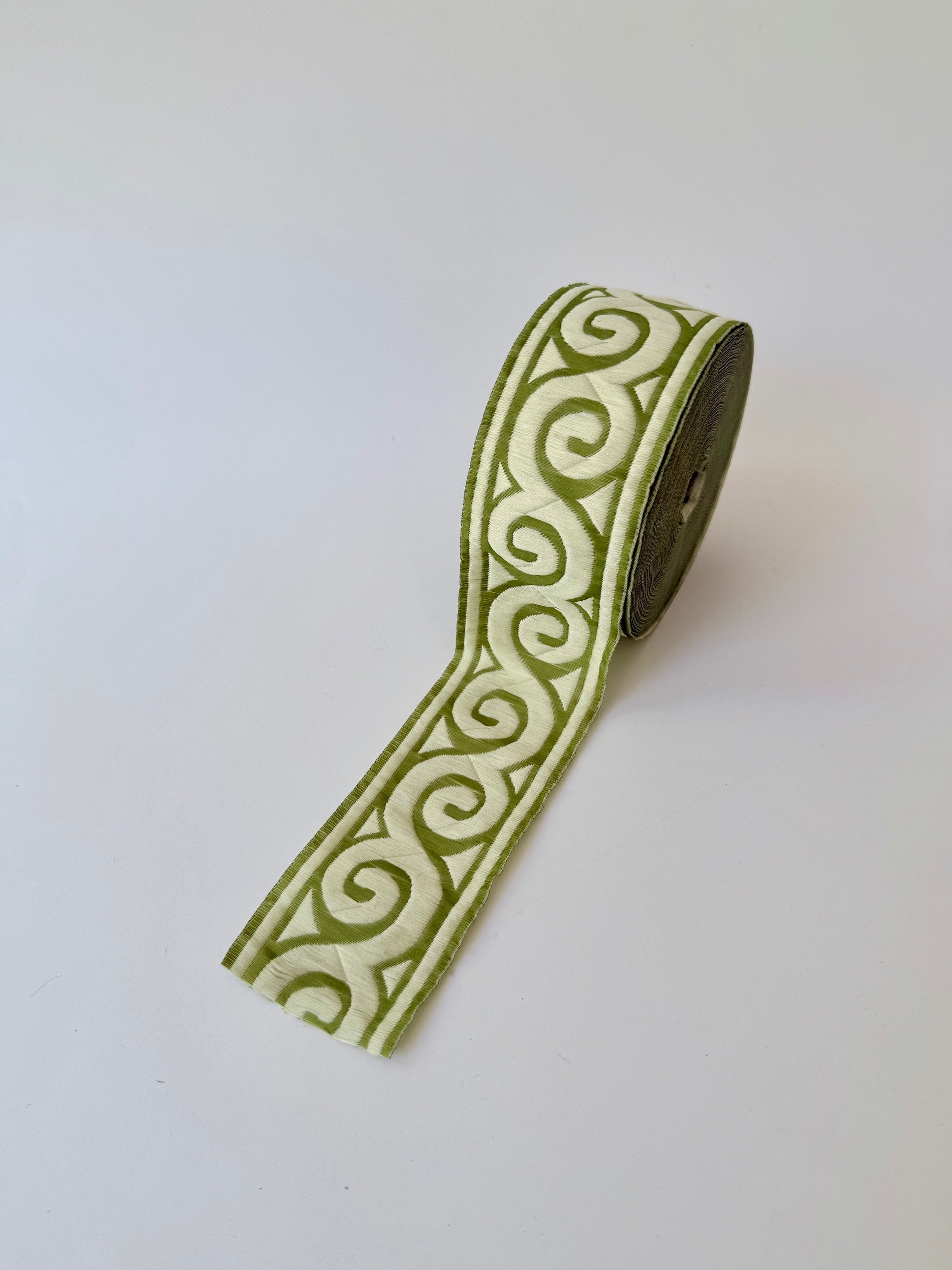 ג'קארד רומי - ירוק זית