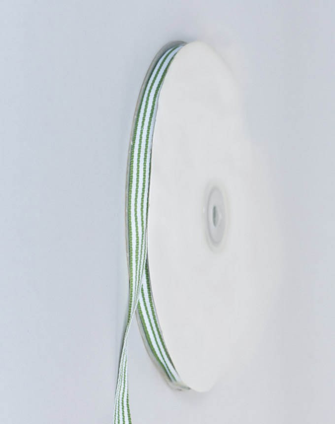 ריבס פסים 10 מ״מ - ירוק זית