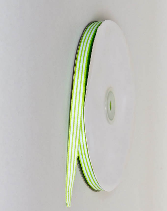 ריבס פסים 10 מ״מ - ירוק תפוח