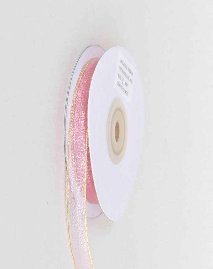 אורגנזה + לורקס - ורוד+זהב