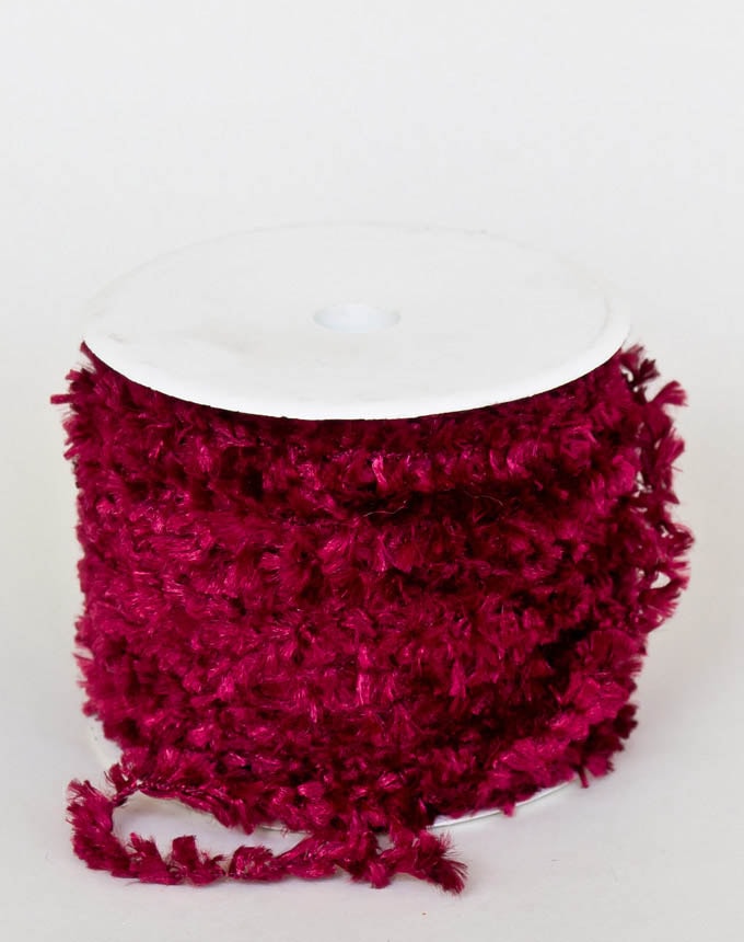 שרוך פרווה - בורדו