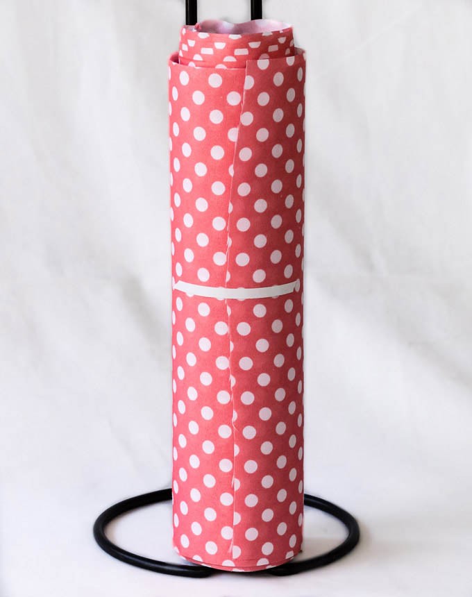 רנר כותנה נקודות גדולות - סלמון