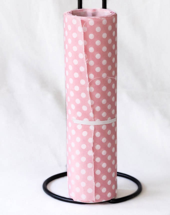 רנר כותנה נקודות גדולות - ורוד בייבי