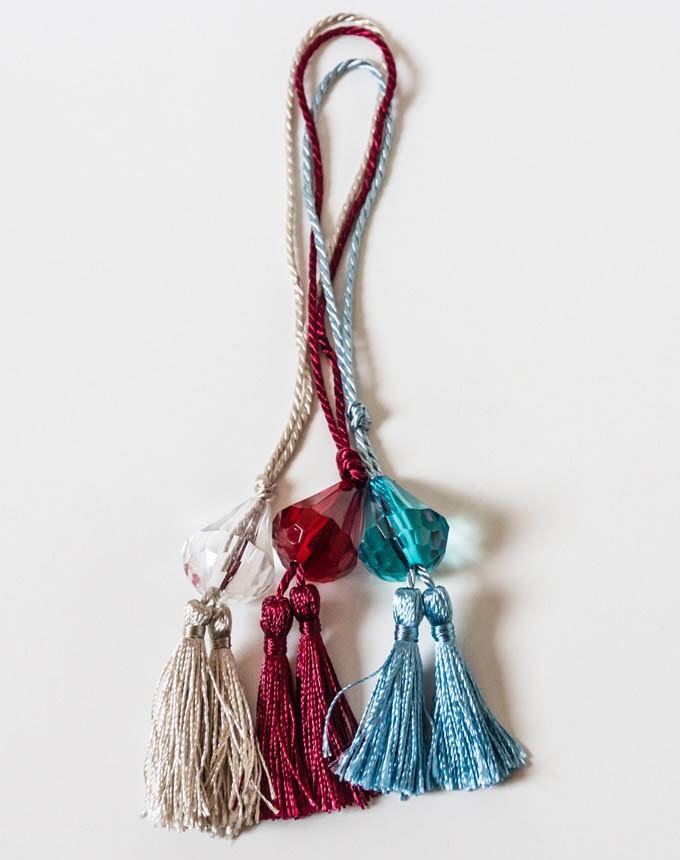 גדיל דק+יהלום השחלה