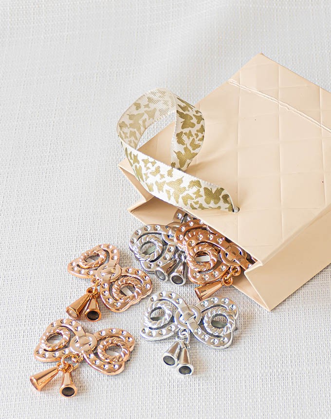 נעץ פפיון + פעמונים