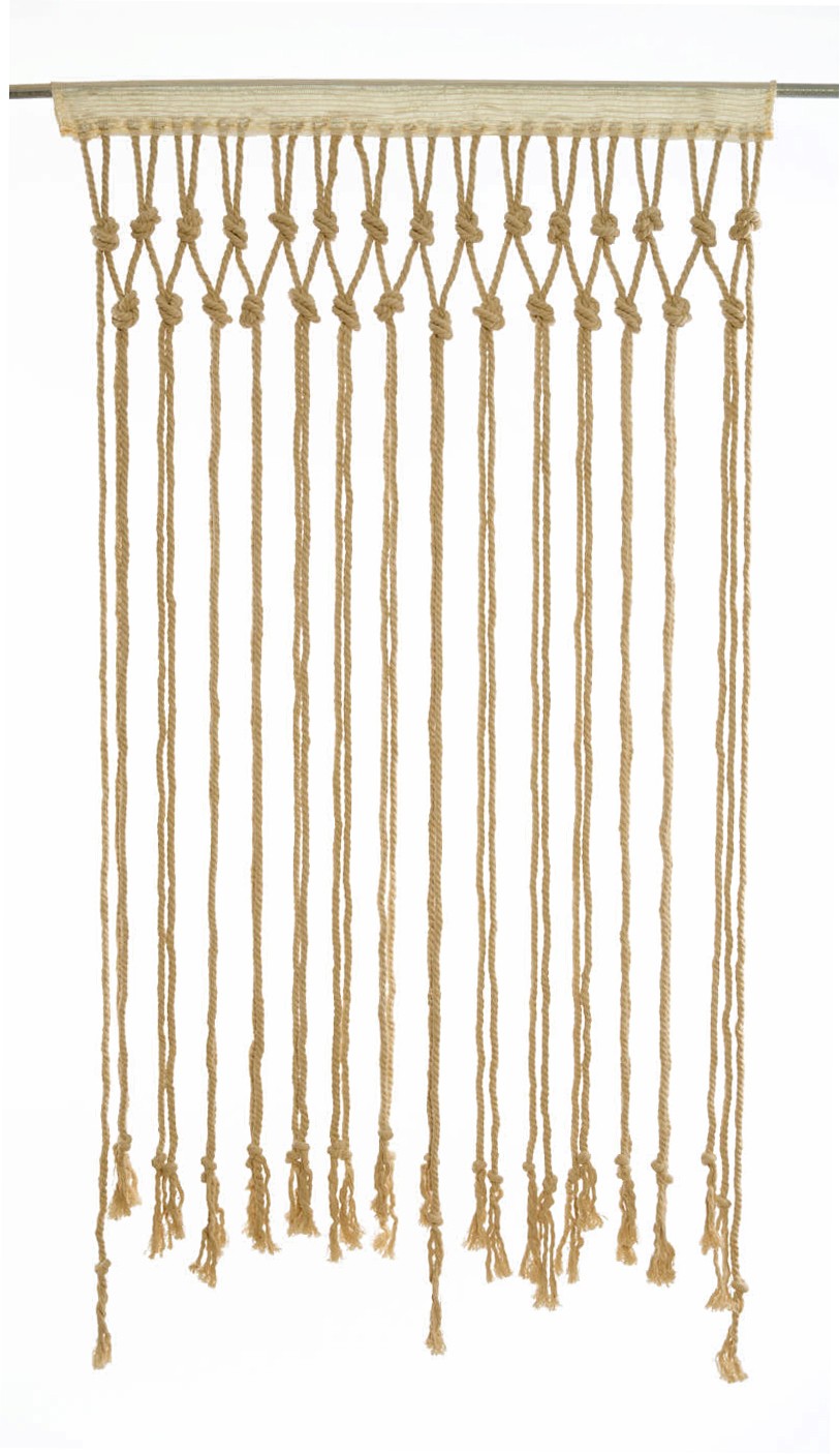 וילון מקרמה 2 שורות