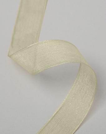 אורגנזה חלק - ירוק מעושן