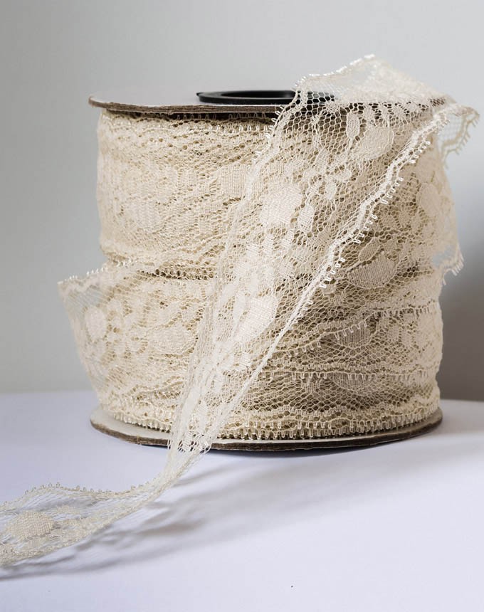 תחרה 3.5 ס"מ - קרם וינטג