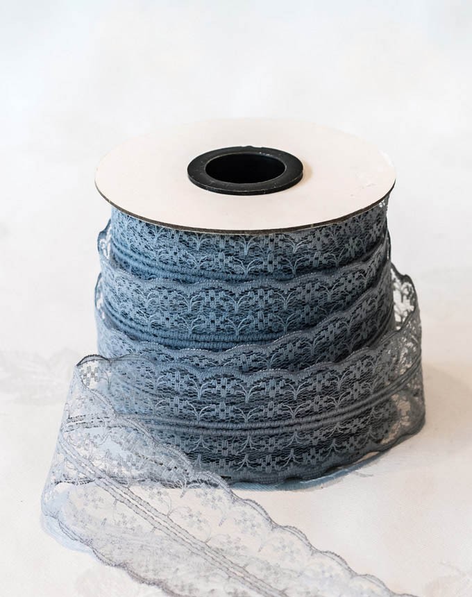 תחרה 40מ - אפור