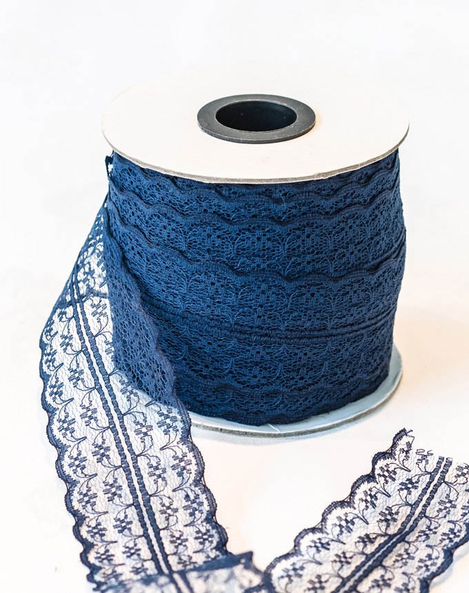 תחרה 40מ - כחול כהה