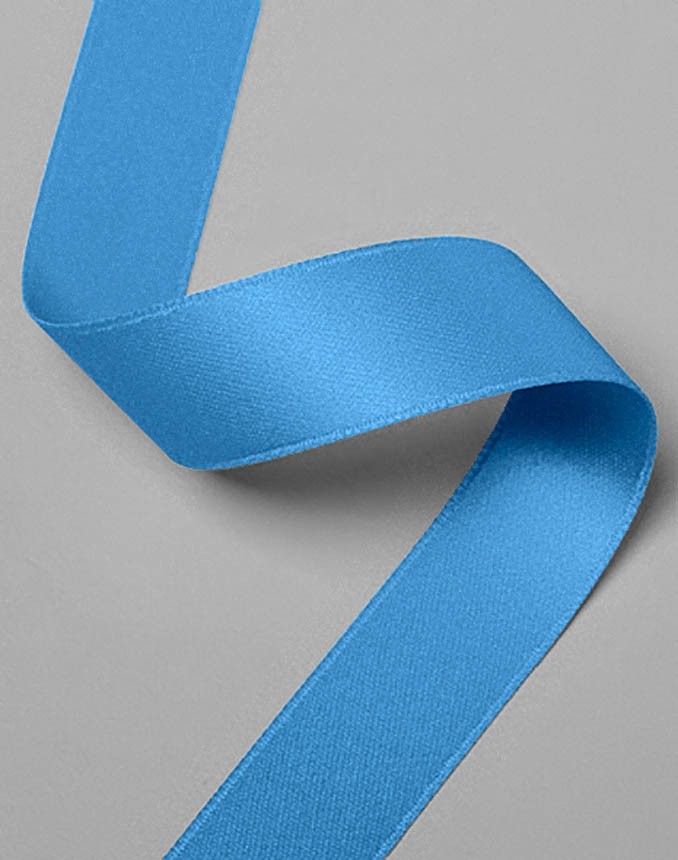 סטן חלק - תכלת כהה 36