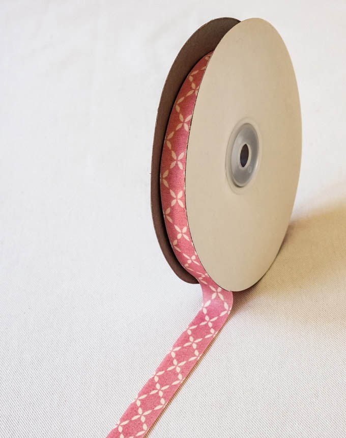 סרט מעוינים 15 מ״מ - ורוד