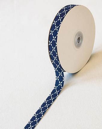 סרט מעוינים 15 מ״מ - כחול