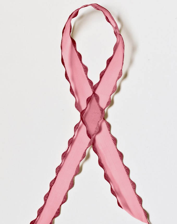 אורגנזה זיג זג - בורדו