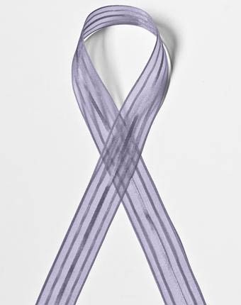 אורגנזה פסים - סגול מעושן