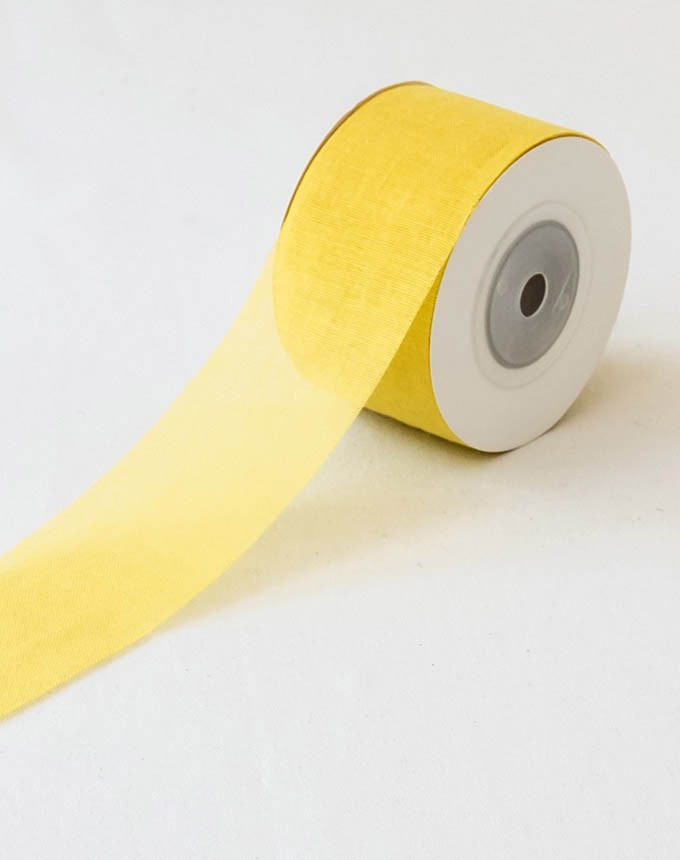 סרט כותנה שויצרית - צהוב