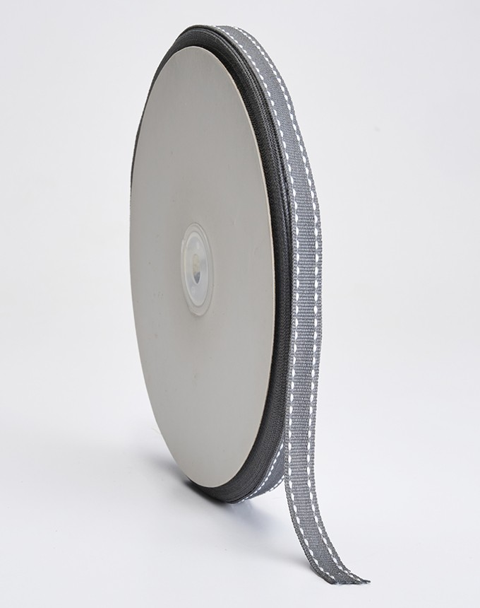 תפר כפול - אפור כהה