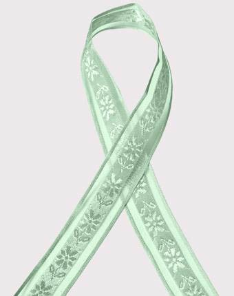 ג'קארד פרח - ירוק סלדין