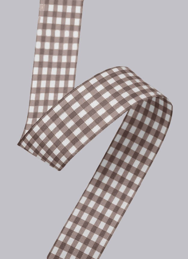 משבצות קטנות - חום בהיר