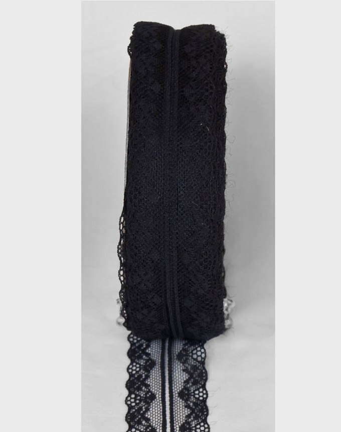 תחרה 40מ - שחור