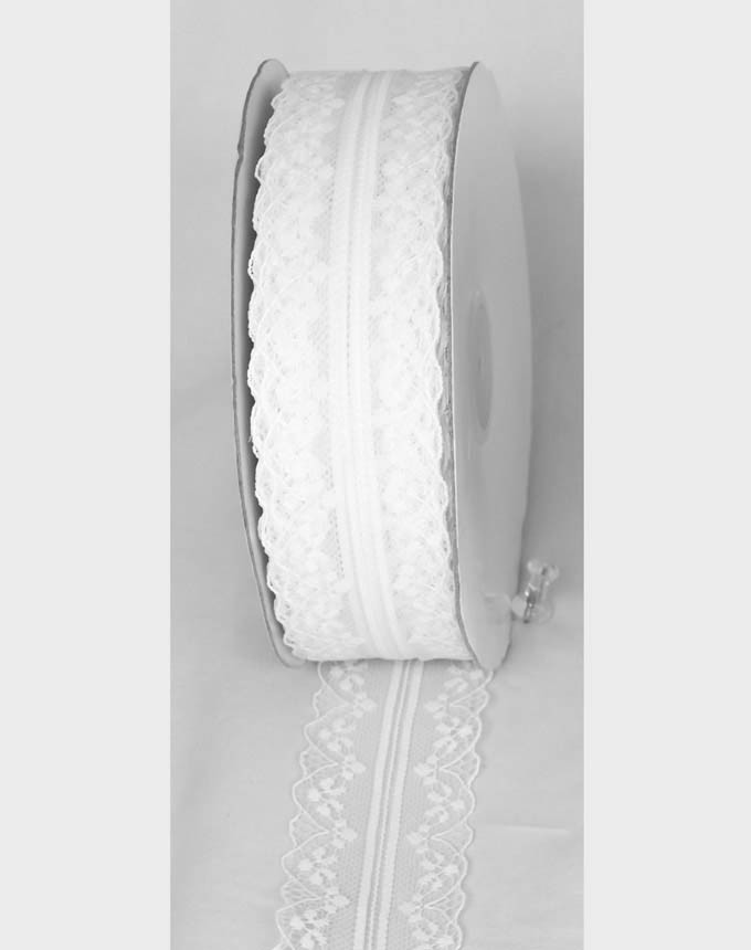 תחרה 40מ - לבן