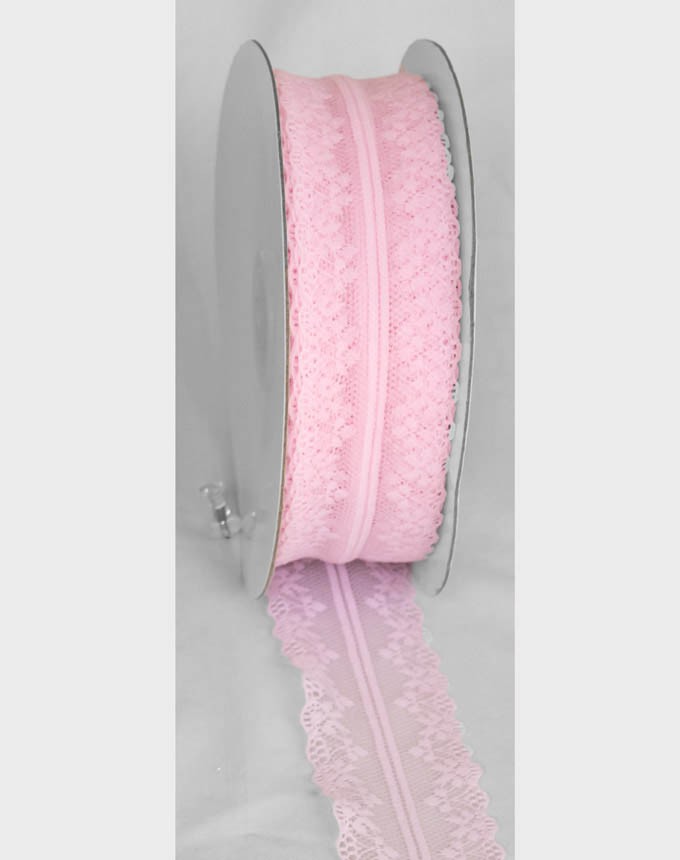 תחרה 40מ - ורוד בייבי